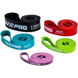 Banda pentru fitnes LivePro LP8410 XL (Black) Thumb