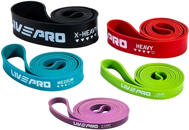Banda pentru fitnes LivePro LP8410 XL (Black)