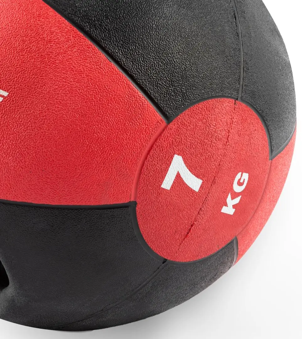 Minge medicinala cu maner Bodytone MB7 7kg (Black/Grey)