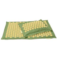 Акупрессурный матрас с подушкой Capital Sports Atilla (Green)