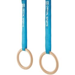 Гимнастические кольца Capital Sports Comp Rings (Wood/Blue) Thumb