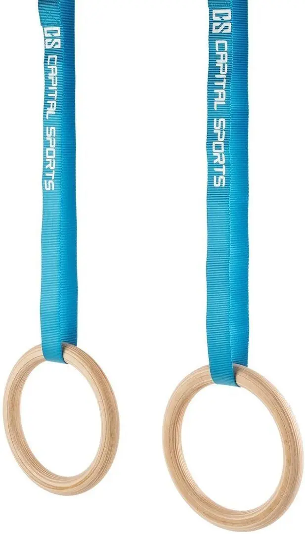 Гимнастические кольца Capital Sports Comp Rings (Wood/Blue) - 2