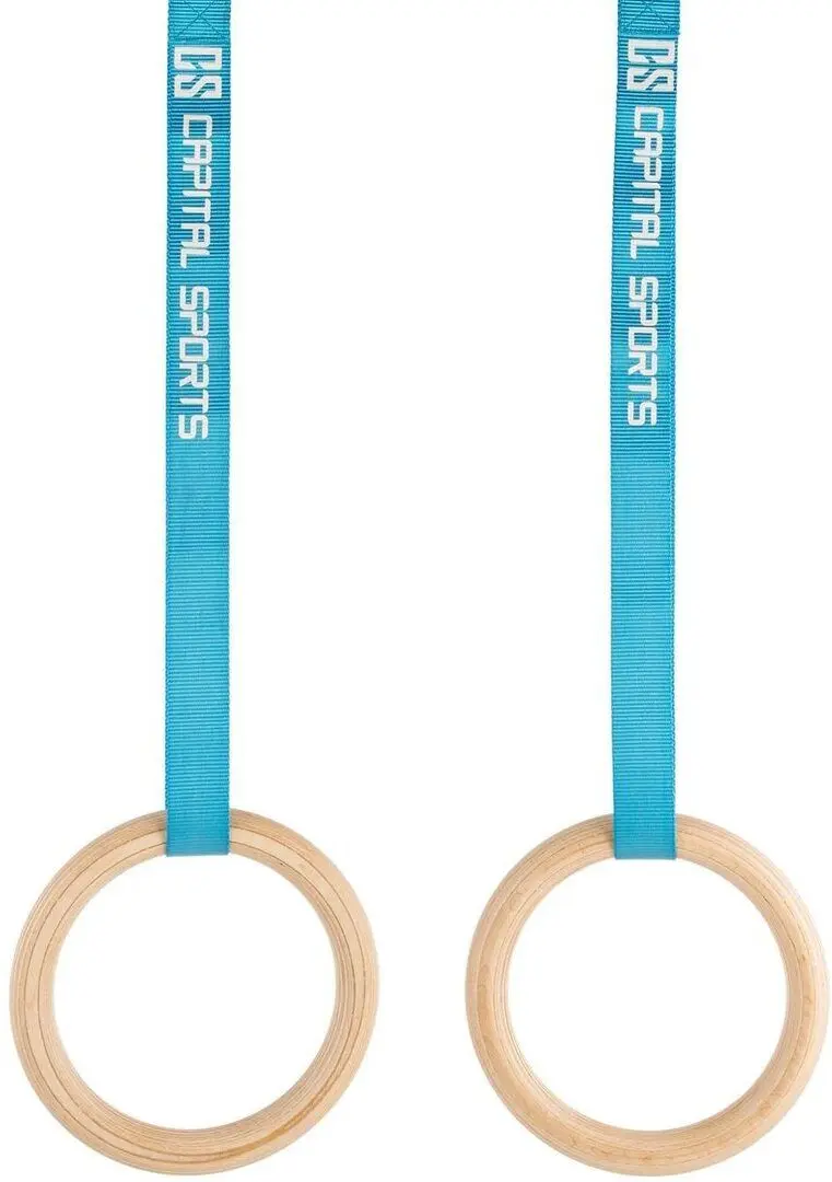 Гимнастические кольца Capital Sports Comp Rings (Wood/Blue)