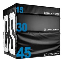Плиометрическая коробка Capital Sports Rookso Soft Box Salt Plyo Box 15 (Black)