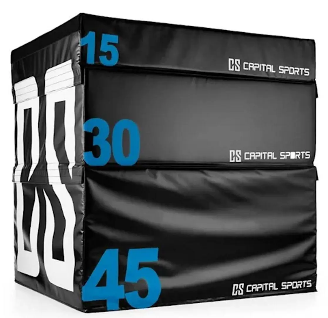 Плиометрическая коробка Capital Sports Rookso Soft Box Salt Plyo Box 30 (Black) - 2