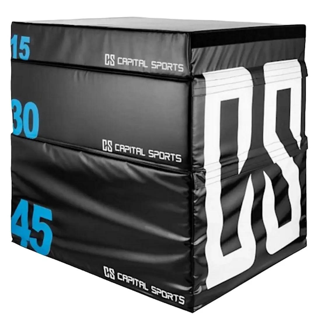 Плиометрическая коробка Capital Sports Rookso Soft Box Salt Plyo Box 30 (Black)