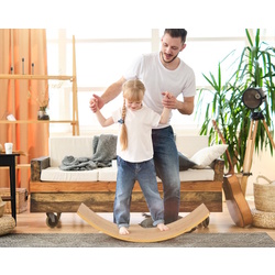 Placa pentru echilibru Costway SP37600 (Wood) Thumb