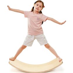 Placa pentru echilibru Costway SP37622NA (Natural) Thumb