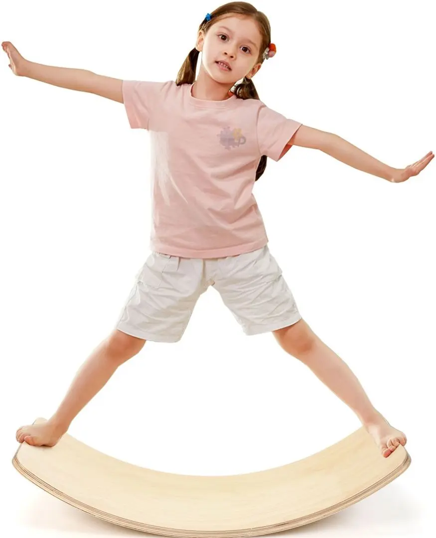 Placa pentru echilibru Costway SP37622NA (Natural)