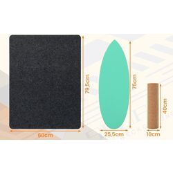 Placa pentru echilibru Costway SP37912GN (Green) Thumb