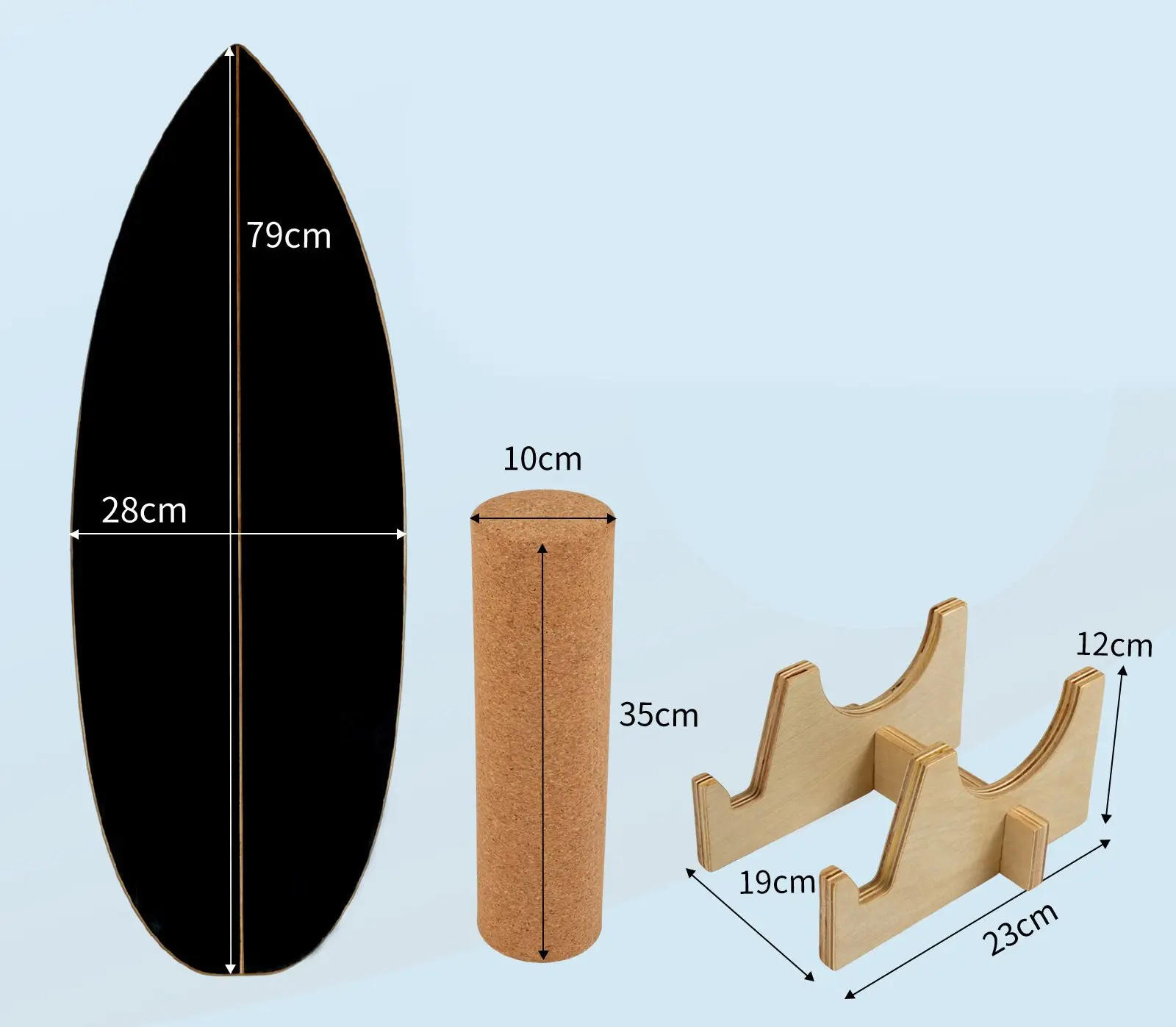 Балансировочная доска Costway SP38629HS (Black) - 2