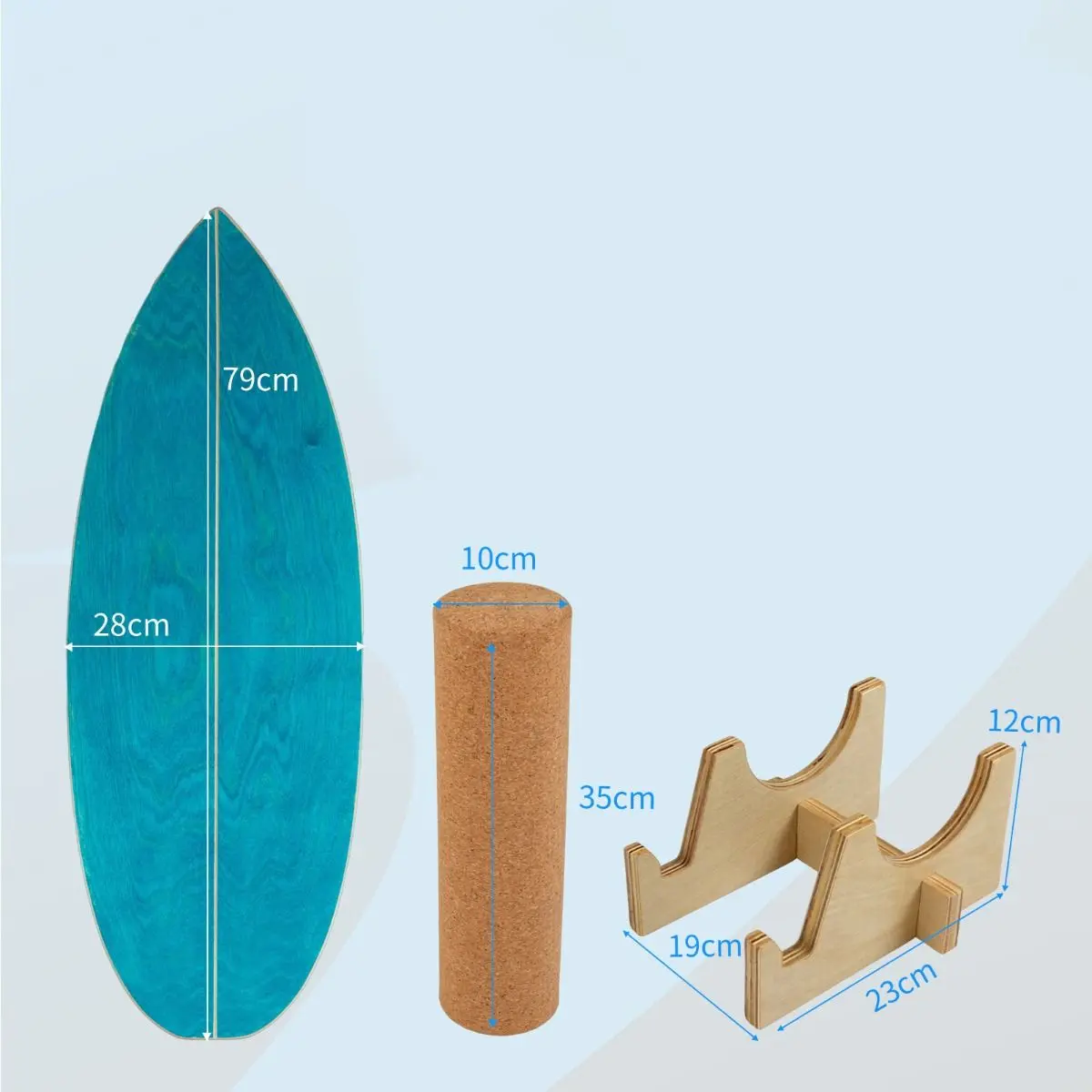 Балансировочная доска Costway SP38629SE (Blue) - 4