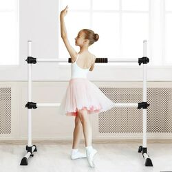 Bara de balet dubla Costway SP37449SV (Silver) Thumb