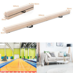 Barna de echilibru Costway FH10002CF (Brown) Thumb