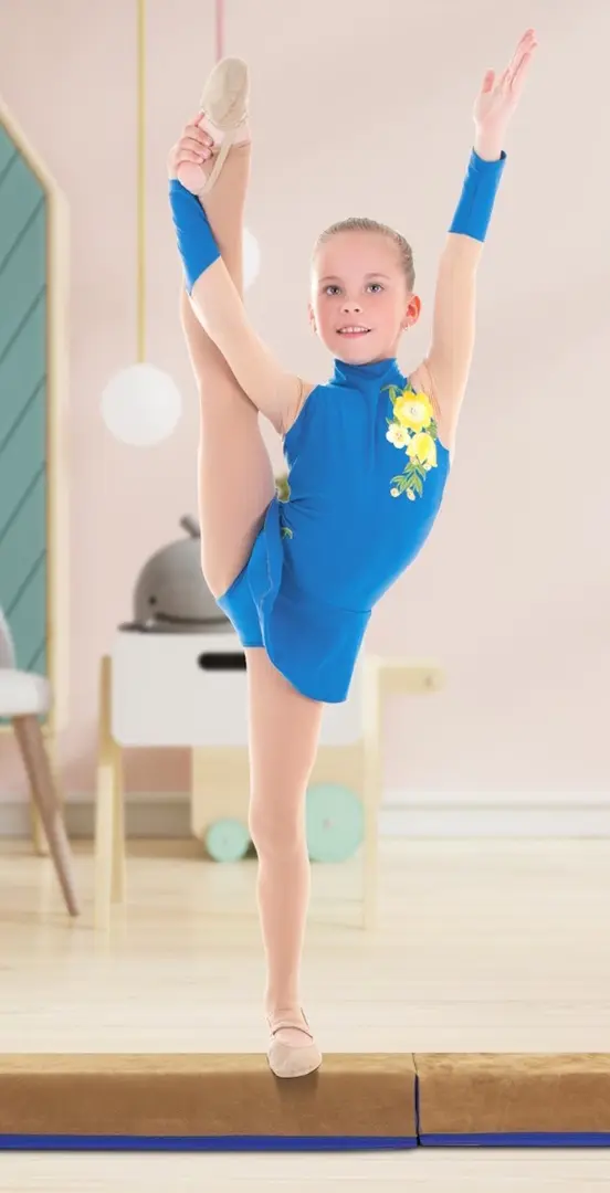 Barna de echilibru Costway FH10069BL (Blue/Brown)