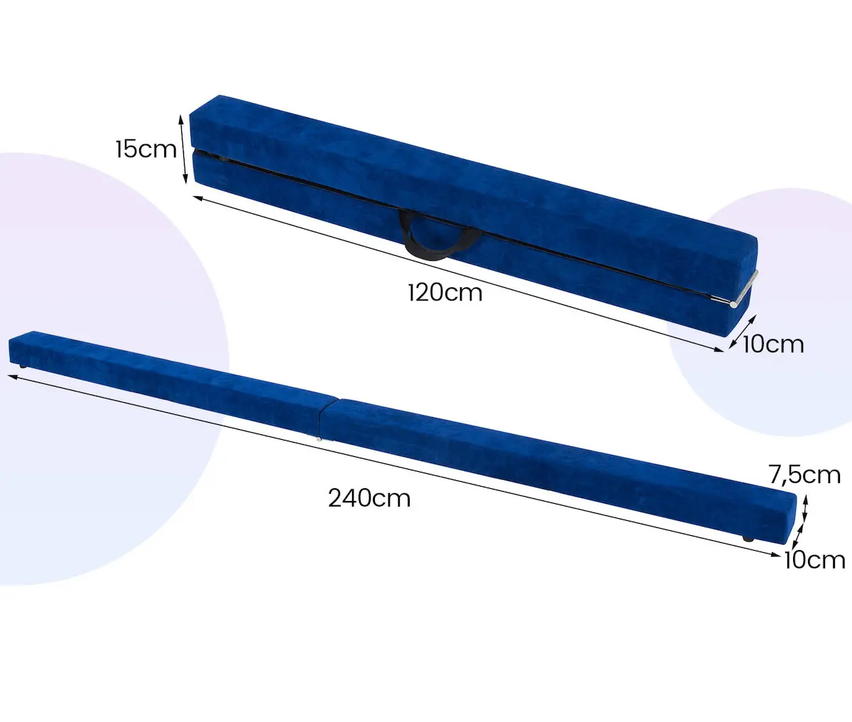 Barna de echilibru Costway FH10129BL (Blue) - 2