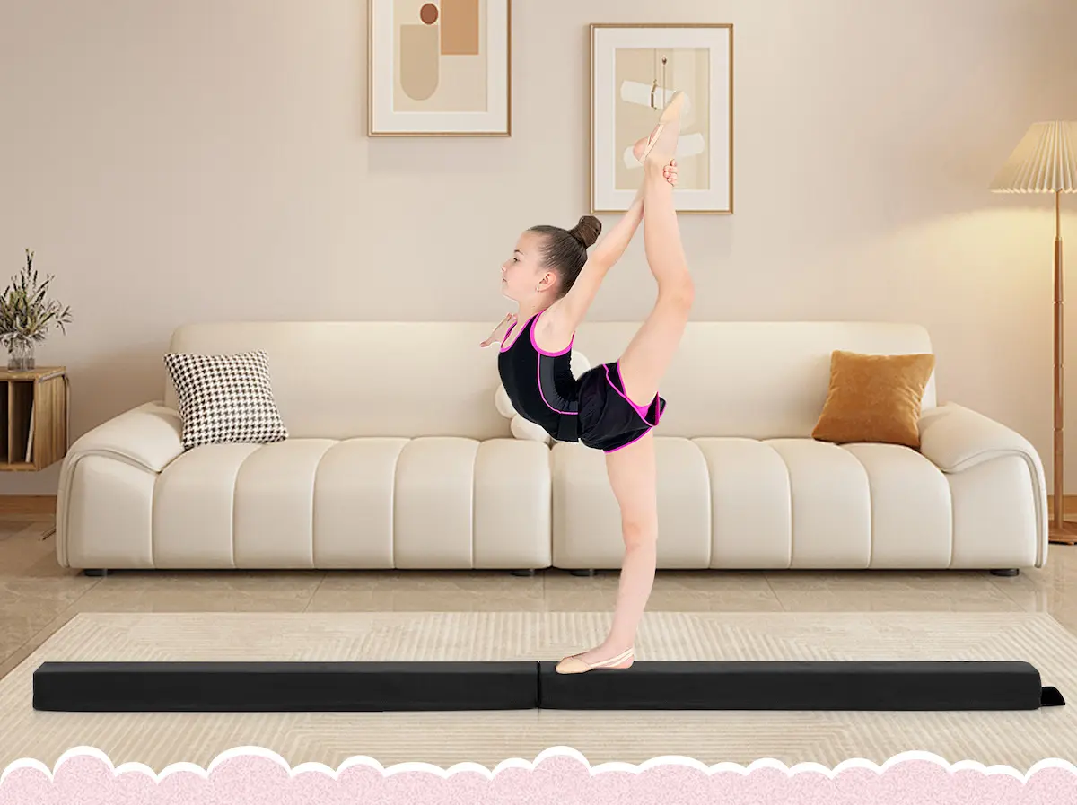 Barna de echilibru Costway FH10133DK (Black) - 4