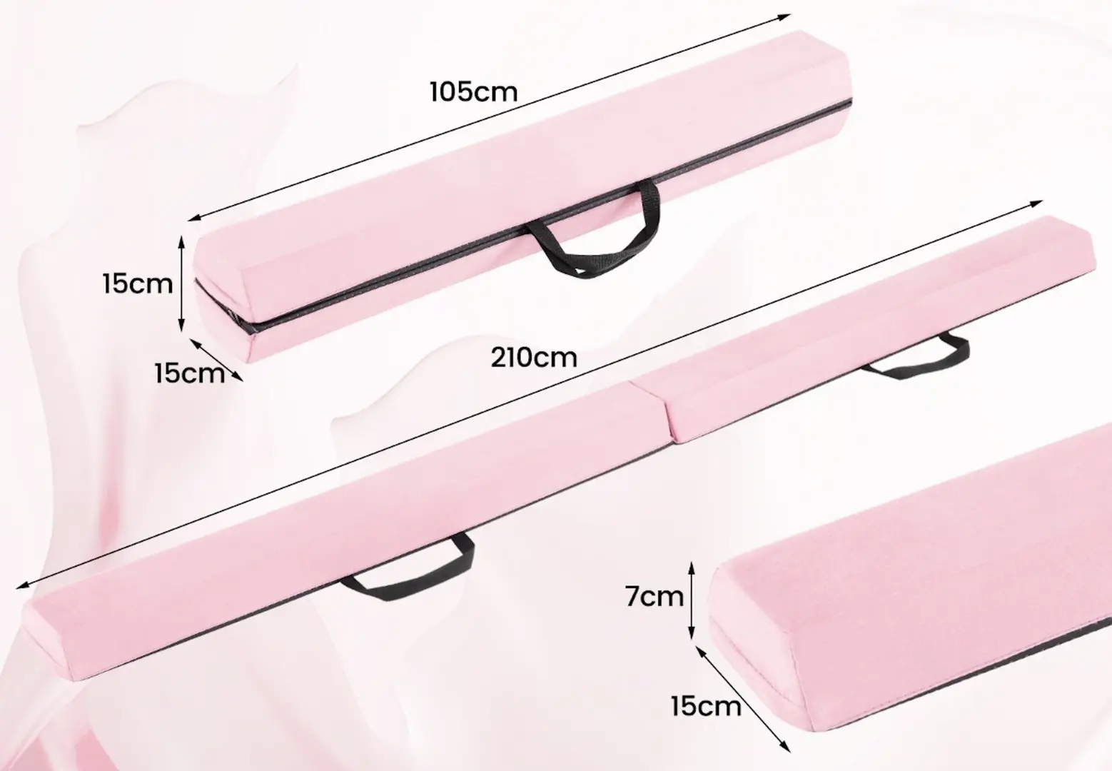 Barna de echilibru Costway FH10133FS (Pink)