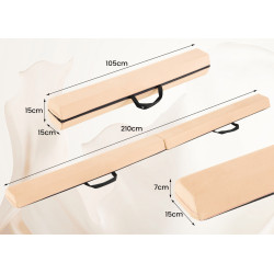 Barna de echilibru Costway FH10133TH (Beige) Thumb