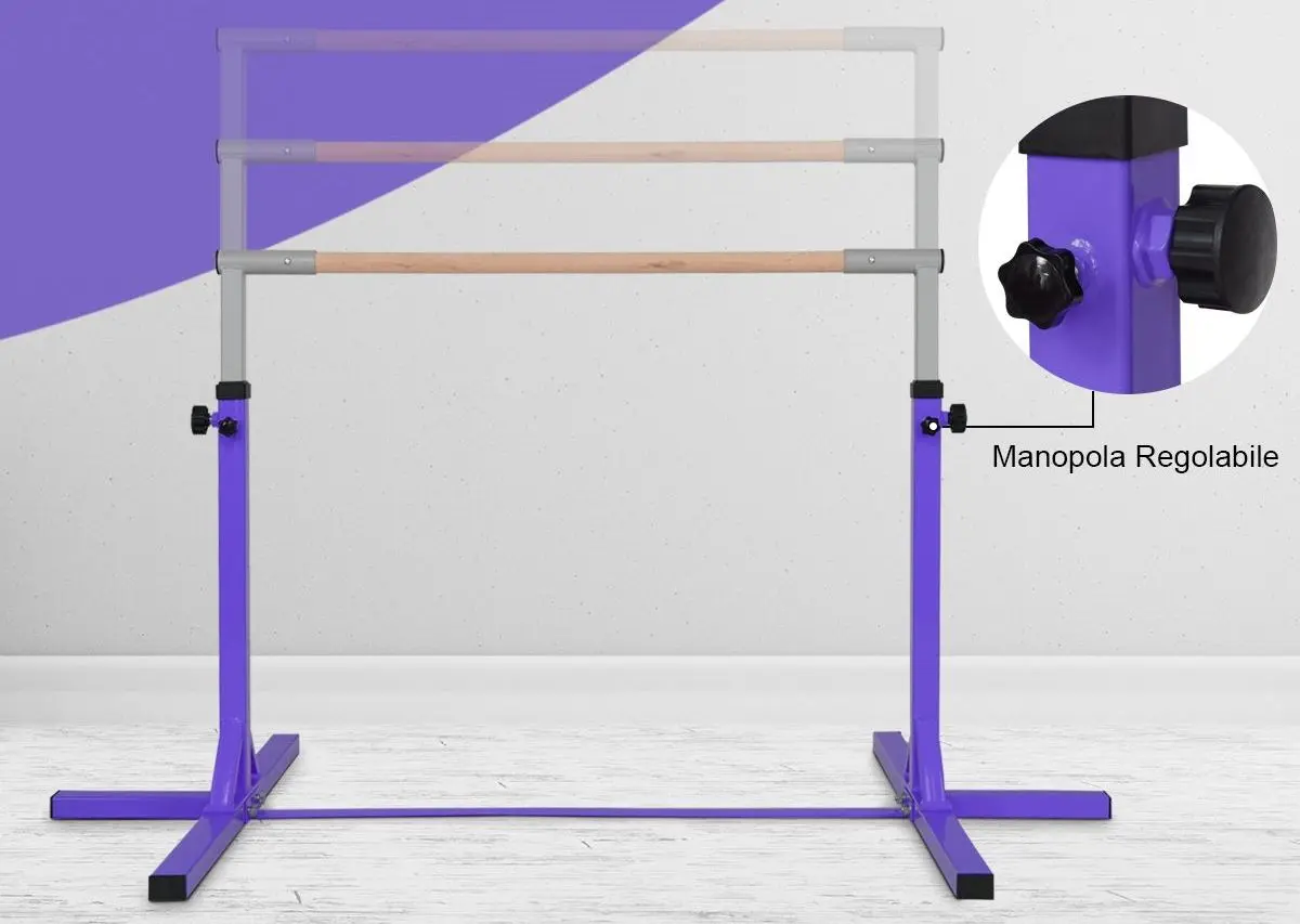 Bara de gimnastica Costway SP37169PU (Purple) - 4