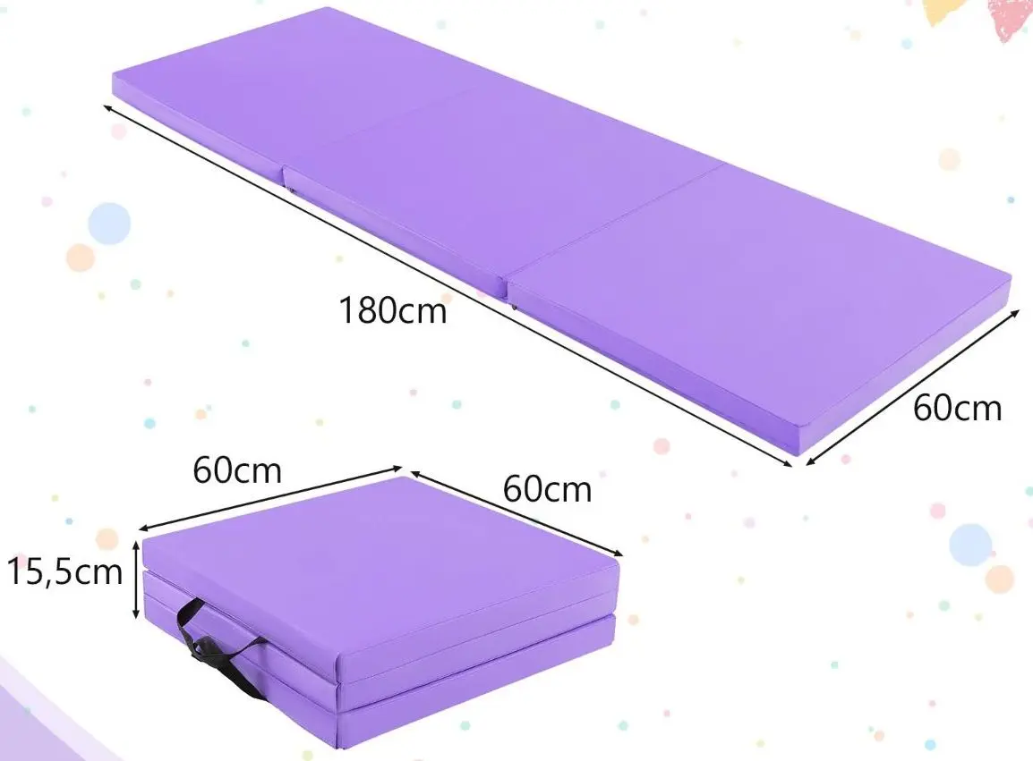 Коврик для йоги Costway FH10093PU (Purple) - 3
