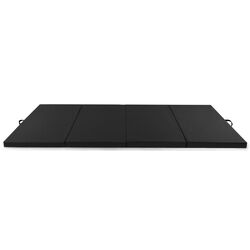 Covoras de gimnastică pliabil Costway FH10111DK (Black)