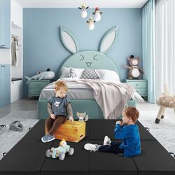 Коврик гимнастический складной Costway FH10111DK (Black) Thumb