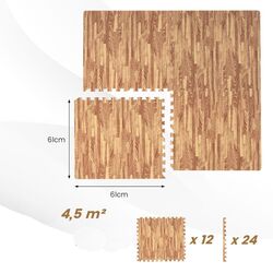 Covoras-puzzle Costway HZ10151 (Natural) Thumb
