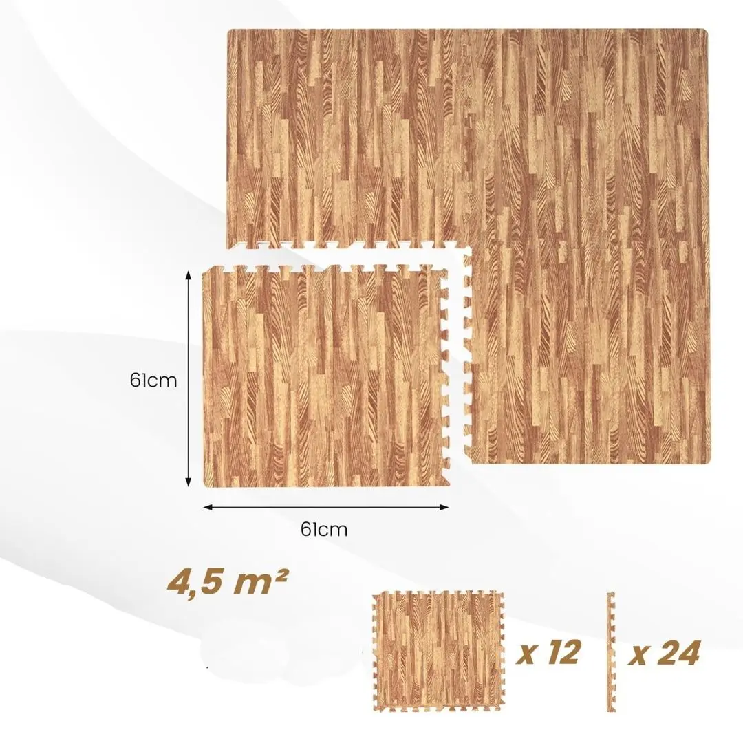 Covoras-puzzle Costway HZ10151 (Natural)