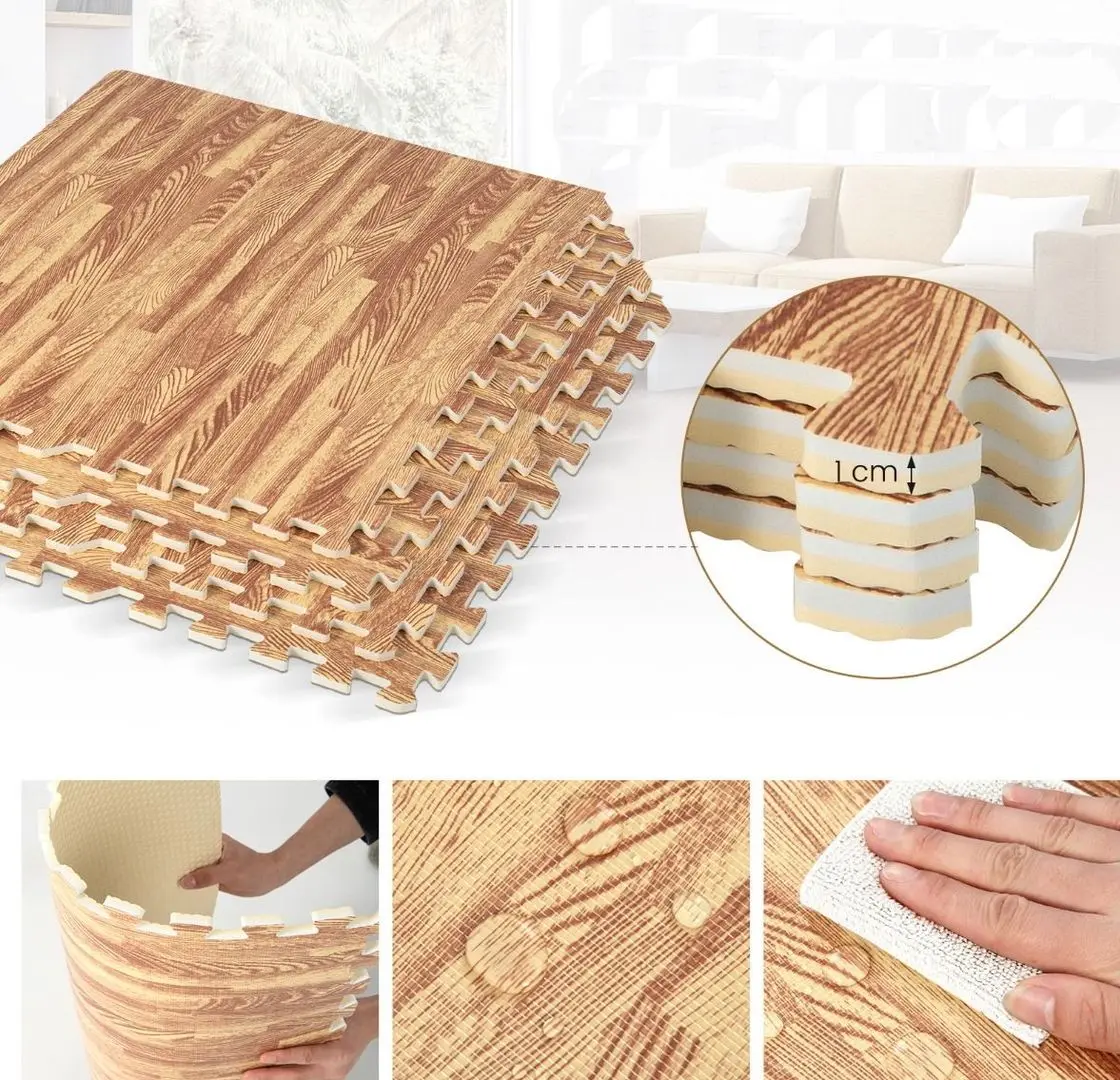 Covoras-puzzle Costway HZ10151 (Natural)