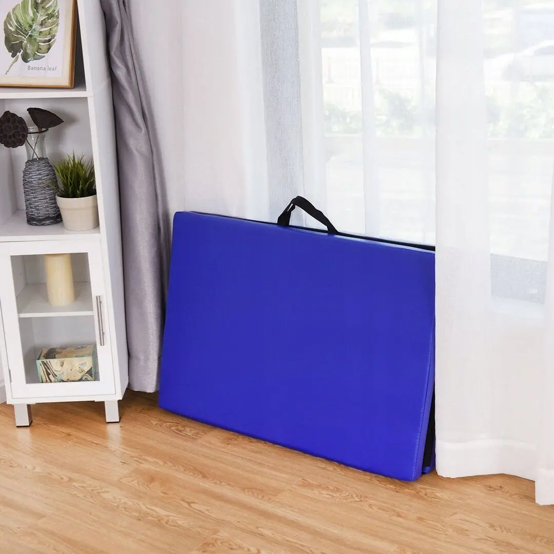 Мат гимнастический складной Costway SP37323BL (Blue) - 7