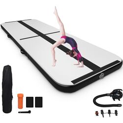 Saltea gonflabila pentru gimnastica Costway SP37188DE-BK (Black) Thumb