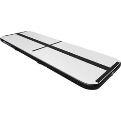 Saltea gonflabila pentru gimnastica Costway SP37188DE-BK (Black)