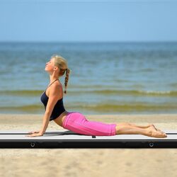 Saltea gonflabila pentru gimnastica Costway SP37188DE-BK (Black) Thumb