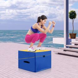 Наклонный гимнастический мат Costway FH10120YW (Yellow/Blue) Thumb