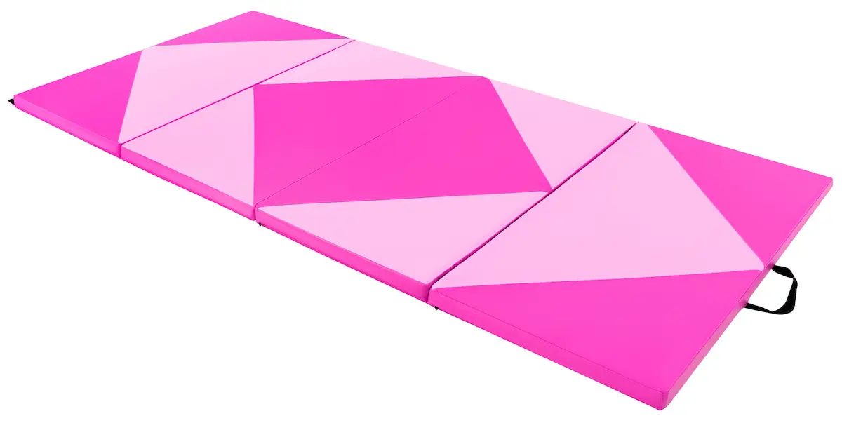 Saltea pliabila pentru gimnastica Costway FH10092FM (Pink)