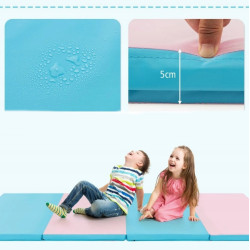 Saltea pliabila pentru gimnastica Costway FH10087BL (Blue/Pink) Thumb