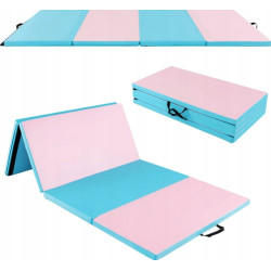 Saltea pliabila pentru gimnastica Costway FH10087BL (Blue/Pink) Thumb