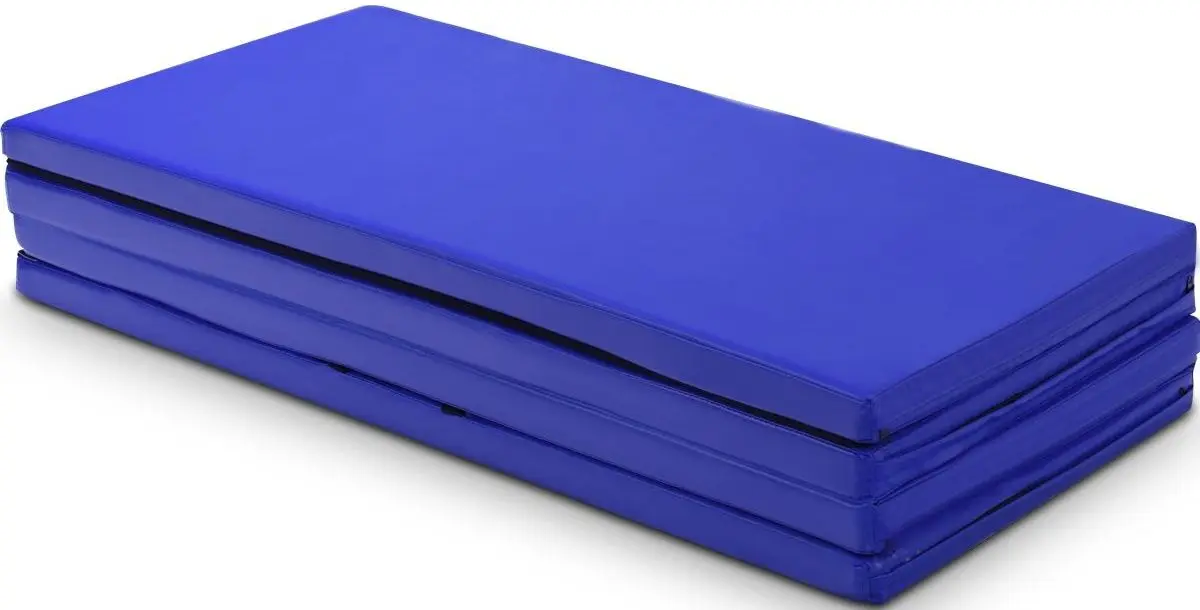 Складной гимнастический мат Costway FH10087NY (Blue) - 4