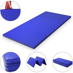 Складной гимнастический мат Costway FH10087NY (Blue) Thumb