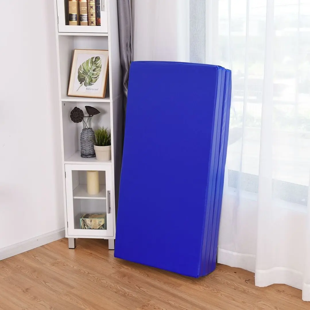Складной гимнастический мат Costway FH10087NY (Blue) - 8