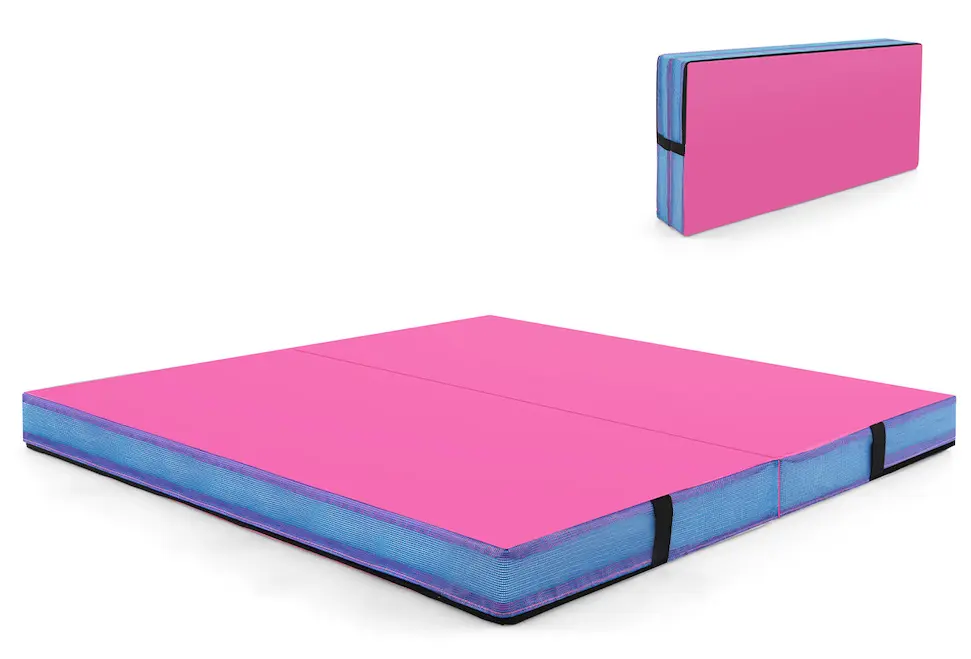Saltea pliabila pentru gimnastica Costway FH10090RO (Pink) - 2