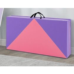 Складной гимнастический мат Costway FH10092PK (Pink/Purple) Thumb