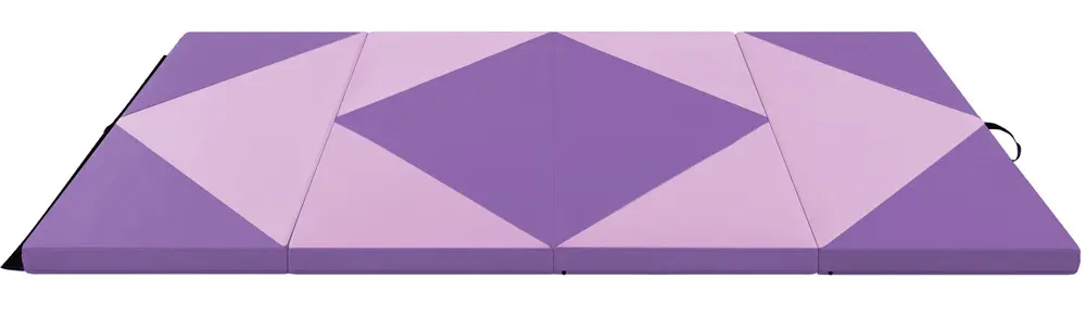 Складной гимнастический мат Costway FH10092ZS (Pink/Purple)