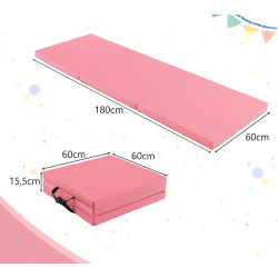 Saltea pliabila pentru gimnastica Costway FH10093FS (Pink) Thumb