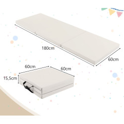 Saltea pliabila pentru gimnastica Costway FH10093GR (Grey) Thumb