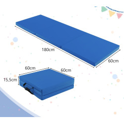 Saltea pliabila pentru gimnastica Costway FH10093NY (Blue) Thumb