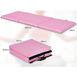Saltea pliabila pentru gimnastica Costway FH10093PI (Pink) Thumb