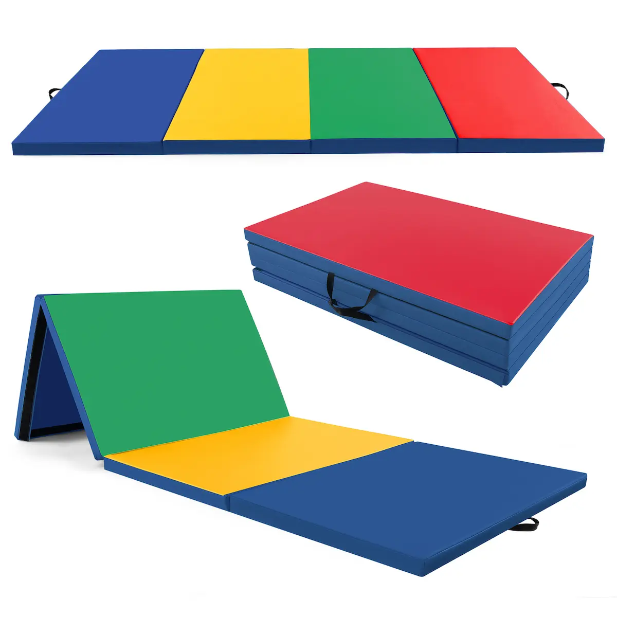 Saltea pliabila pentru gimnastica Costway FH10111MT (Multicolour) - 2