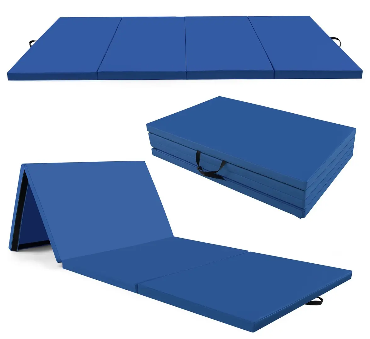 Saltea pliabila pentru gimnastica Costway FH10111NY (Blue)